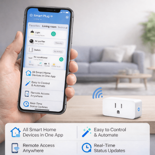 smart plug remote control and scheduling by app with wifi